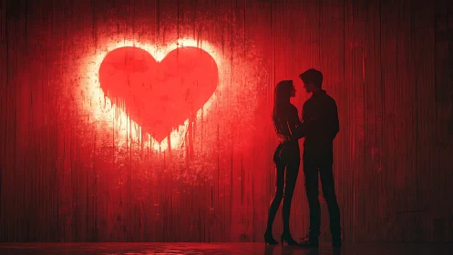 Neon Love in the Shadows.