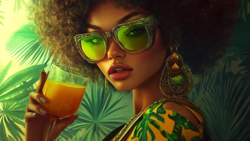 Sunlit style and citrus vibes with bold tropical glamour.