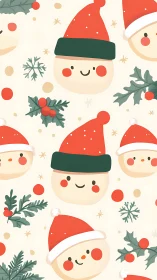 Smiling Christmas elves bringing cozy holiday cheer.