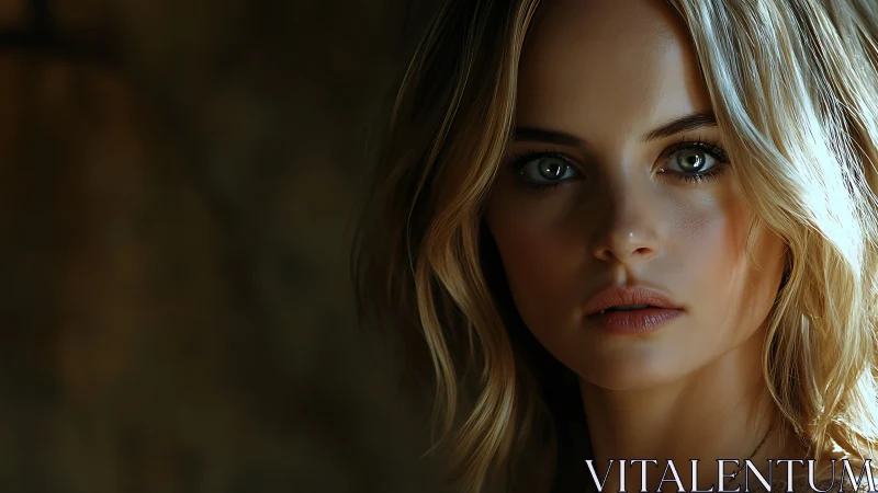 Soft light rests on a thoughtful woman’s calm, steady gaze