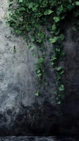 Climbing ivy quietly rewrites the story of this weathered wall