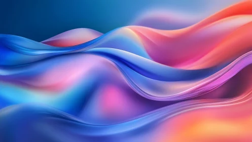 Spectral gradient wavefronts forming fluid chromatic topology.