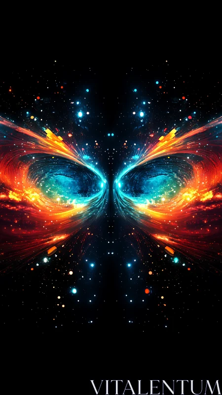 Symmetric binary nebula vortices as mirrored plasma gateways.