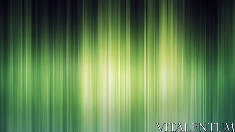 Vertical aurora chords quietly tune a neon forest sky