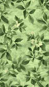 Soft green foliage drifts gently across a calm floral field