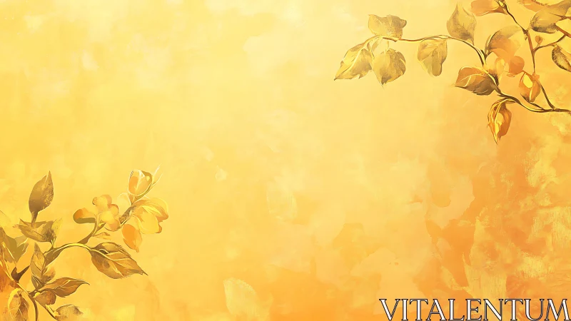 Golden hush of autumn leaves drifting across light.