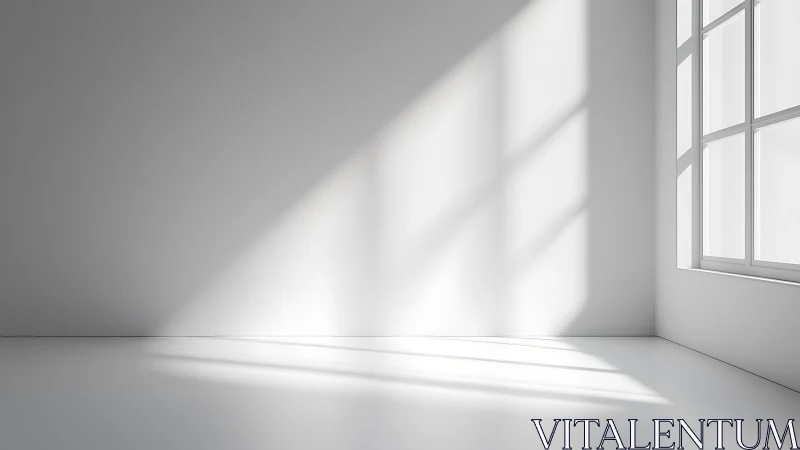 Sunlit white room where quiet shadows sketch soft geometry.