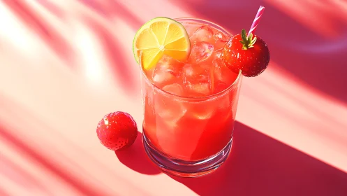 Ruby-Hued Refreshment Captures Summer's Vibrant Heart