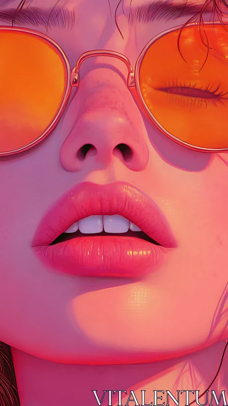 Sun-drenched daydream in glowing neon orange shades.