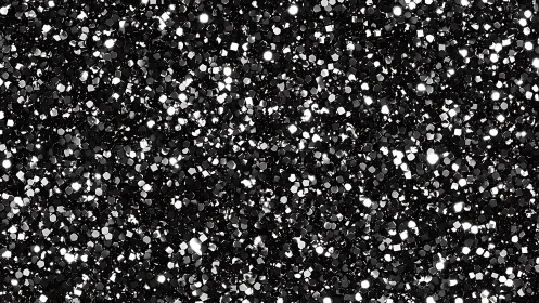 Midnight glitter field twinkles like a tiny urban galaxy