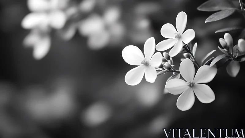 Delicate Petals Dance in Shadow and Light.