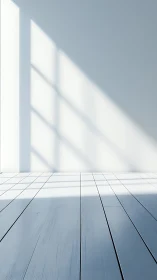 Sunlit empty room inviting quiet moments of calm reflection.