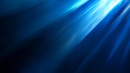 Abstract blue light beams with radiant digital glow effect.