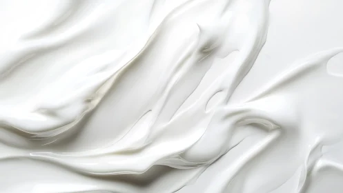 Smooth creamy white abstract texture in soft minimalist style.