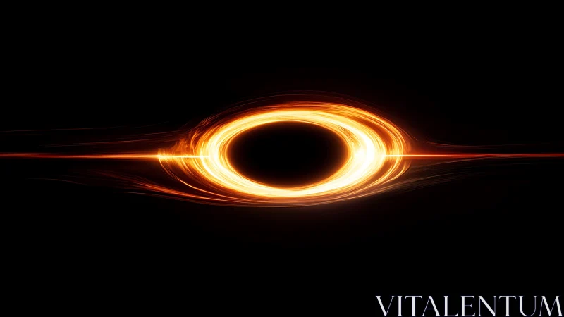 Relativistic black hole accretion disk rendered with luminous plasma