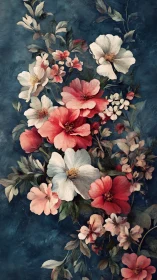 Classical Floral Arrangement with Pink Roses.