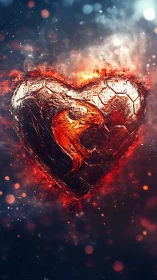 Heart Ablaze With Passion and Fiery Energy.