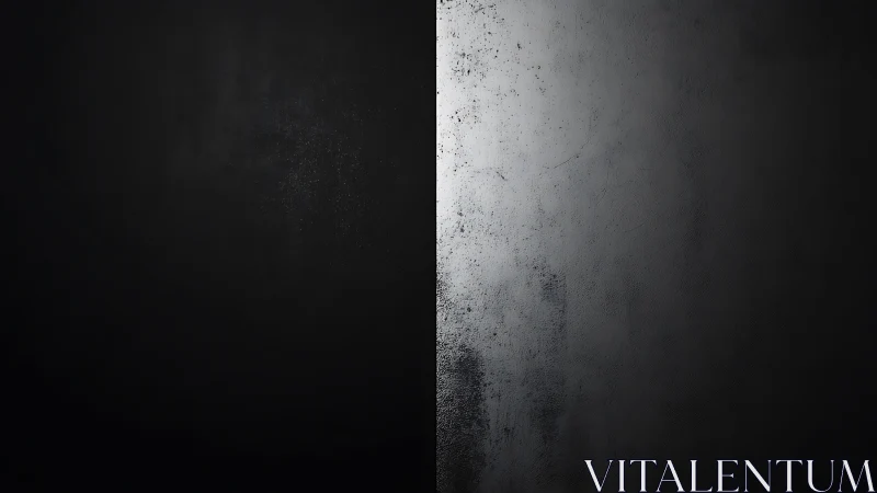 Grainy midnight divide between brooding light and shadow.