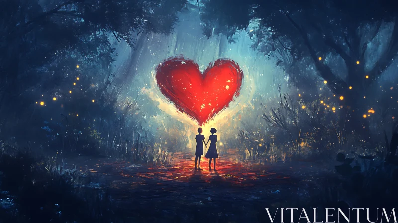 Luminous Heart Portal: Romantic Digital Narrative.