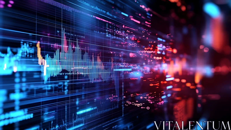 Neon data streams pulse across a futuristic analytics grid.