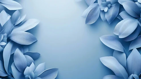 Blue Lotus Petals with Layered Depth and Textural Gradient.