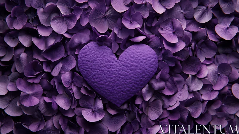 Velvet Heartbeat: Purple Petals' Deep Pulse.