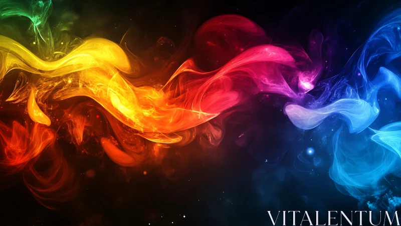 Spectral fluid dynamics of multichromatic luminous vortices.