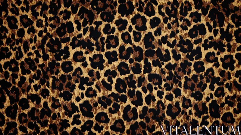 Leopard's Dance: Wild Spotted Pattern in Warm Earth Tones.