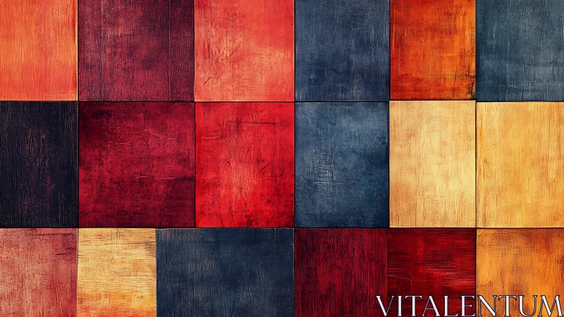 Patchwork heatmap of rustic color blocks in quiet revolt.