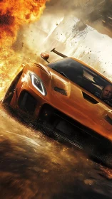 Firestorm supercar slashes through explosive urban mayhem.