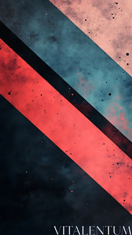 Diagonal nebula stripes slice through moody cosmic dust.