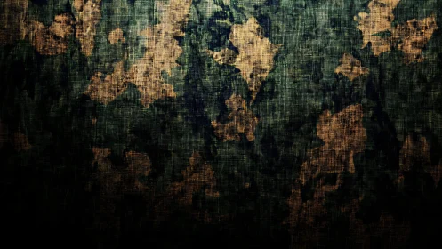 Textured grunge camouflage surface with gridwoven pixel noise