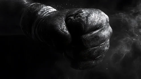 Celestial Rock Formation: Asteroid Illuminated Against Deep Space.