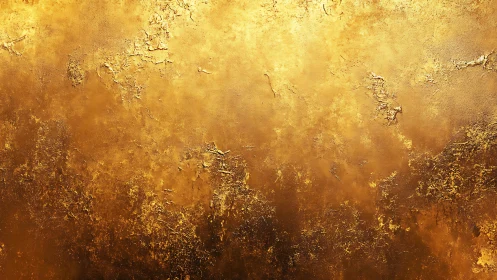 Molten dusk shimmer across cracked golden texturescape.