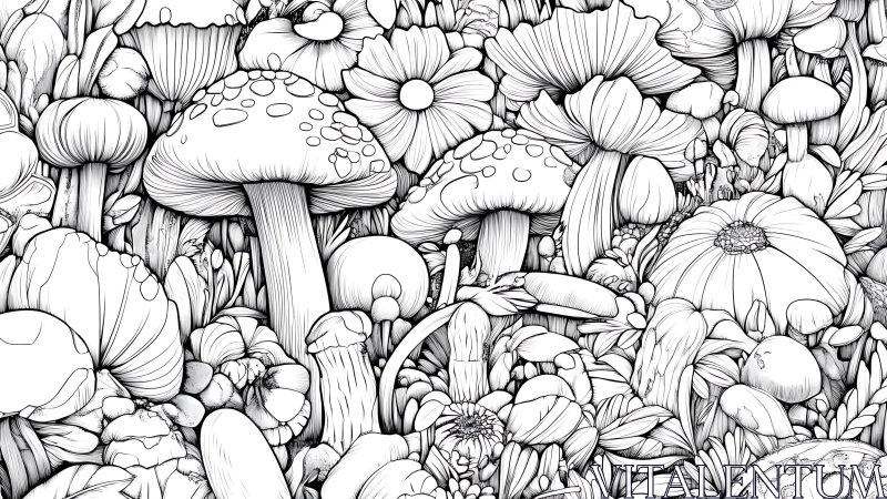 Mushroom metropolis quietly blossoms into tangled forest dreams