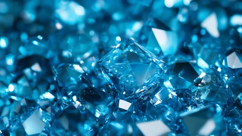 Azure diamond chorus glitters in a crystalline daydream.