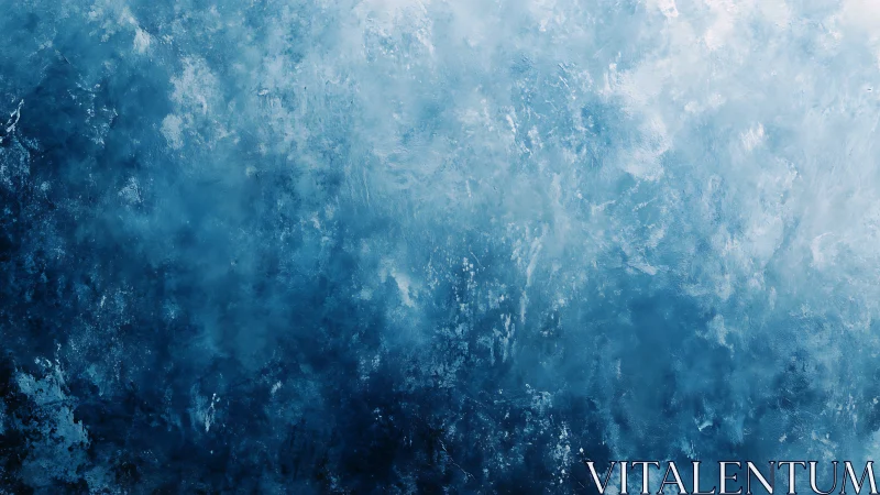 Icy blue abstract texture with deep frozen gradient field.