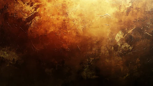 Textured gradient surface shows layered warm-toned abrasion