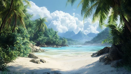 Paradise Whispers Through Emerald Portals and Turquoise Dreams