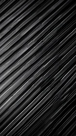 Diagonal black metallic bands form dense layered surface