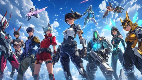 Skybound strike team holds the line between clouds and stars