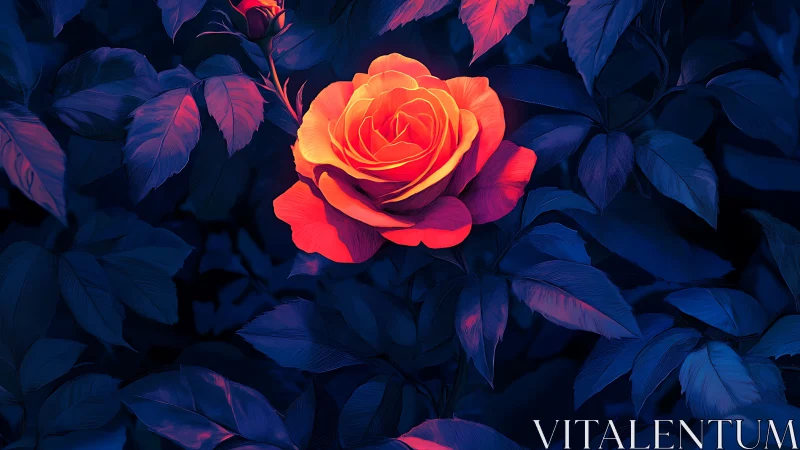 Radiant Rose in Twilight Bloom.