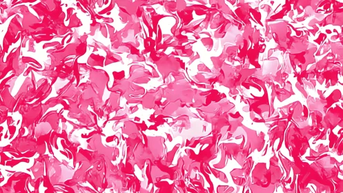 Soft pink abstract pattern swirls with playful painted energy
