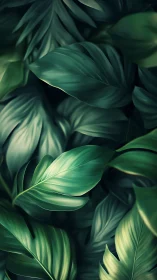 Lush emerald foliage with cinematic depth of field effect.