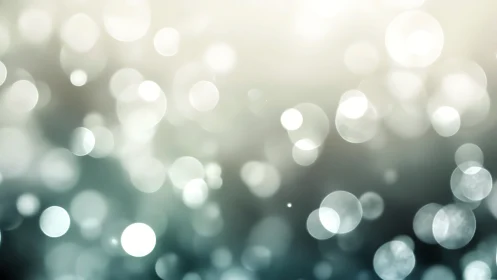 Soft teal bokeh lights blur with luminous depth gradients.