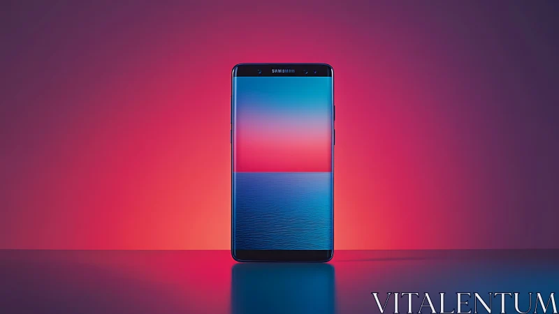 Samsung Eclipse: Neon Horizon Meets Device Reality.