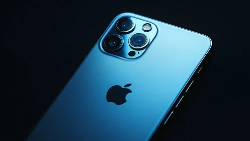 iPhone 13 Pro Pacific Blue Camera Module Composition Study