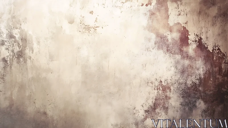 Textured plaster wall surface reveals layered patina and wear