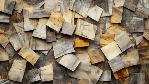 Overlapping Rustic Wooden Panels Abstract Texture Background.