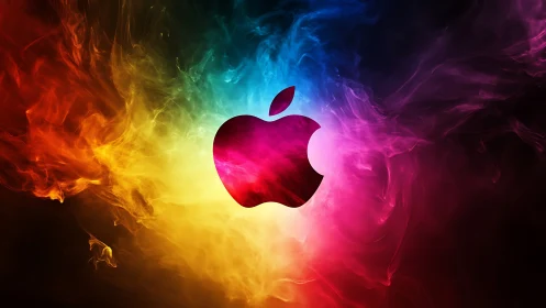 Chromatic emblem isolated within radiating nebular gradients